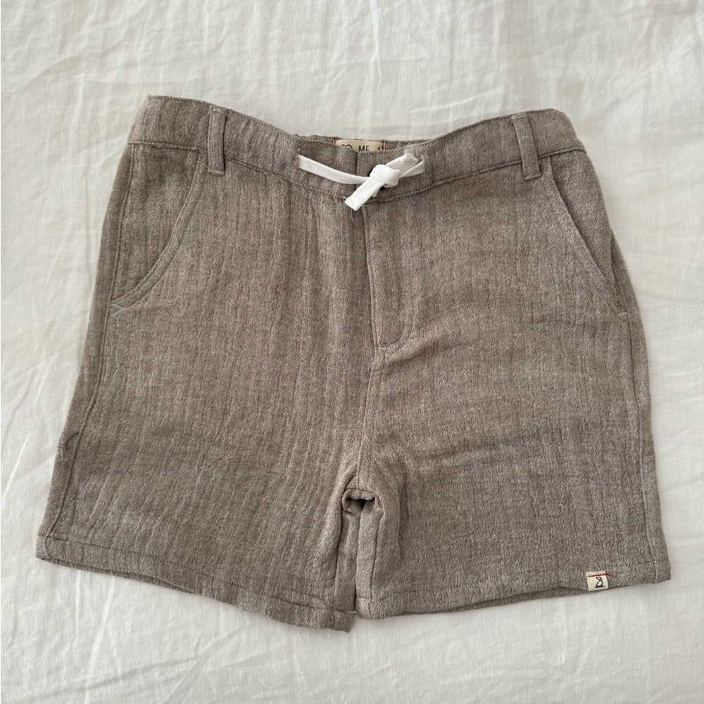 Crew Gauze Shorts - Brown Size 9-10Y